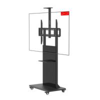 Nouveau design 2026 – Support TV mobile moderne pour écran LCD/LED, idéal pour l'affichage et le partage