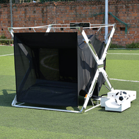 Machine de lancement de ballons de football pour l'entraînement, équipement de pratique de tir au football à vitesse réglable pour adolescents et enfants