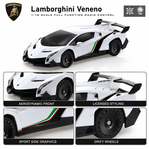 Auto Telecomandata RC Drift 1:18 <span class=keywords><strong>Lamborghini</strong></span> con Licenza Ufficiale per Negozi di Regali, Rivenditori Online e Ordini all'Ingrosso per il Mercato Mondiale - Product Image 5
