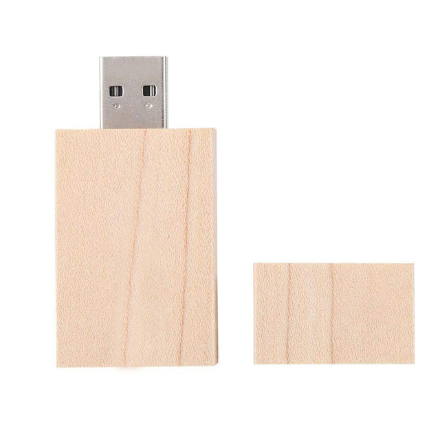 Custom Usb Flash Drive Natural Wooden Flash Usb 2.0 Pen Drive U Disk Thumb Lot 8gb 32 Gb Blank Disk with Box 3.0 Manufacturer
