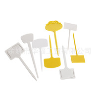 Étiquettes de Jardinage, Étiquettes d'Identification des Plantes, Étiquettes en Plastique PP en Forme de T pour les Fleurs, pour les Fleuristes et les Fermes