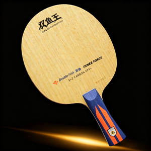 Double Fish Portable 7-Couche Carbone <span class=keywords><strong>Raquette</strong></span> de Tennis de Table <span class=keywords><strong>Plaque</strong></span> de Base Puissant Arc Ring Design-Outil Durable de Compétition d'Entraînement - Product Image 1