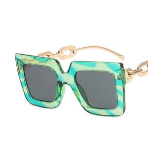 Vintage Uv400 Protection Personnalisé Oversize Carré Personnalisé Shades Pc Creux Lunettes Jambes Conception Lunettes de Soleil - Product Image 5