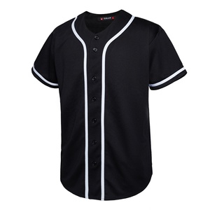 EALER Magliette da Baseball Personalizzate per Uomo, Camicie con Bottoni a Maniche Corte, <span class=keywords><strong>Uniformi</strong></span> <span class=keywords><strong>Sportive</strong></span> Hipster Hip Hop - Product Image 6