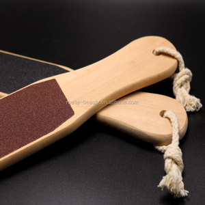 Commercio all'ingrosso doppio lato carta vetrata in legno raspa <span class=keywords><strong>per</strong></span> piedi strumento di rimozione <span class=keywords><strong>calli</strong></span> <span class=keywords><strong>per</strong></span> Pedicure professionale cura del piede rimozione callo - Product Image 3