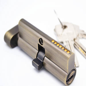 ที่มีคุณภาพสูง80มิลลิเมตรคู่ด้านข้างร่องล็อคกระบอกประตูล็อคกระบอกกับกระบอกหลักและคีย์หลัก - Product Image 1
