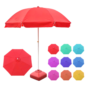 Logotipo personalizado impresión sol publicidad exterior jardín playa sombrilla <span class=keywords><strong>Algida</strong></span> playa sombrilla Patio sombrilla y Bases - Product Image 3