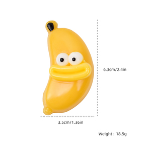 Juguete Blandito de Plátano al por Mayor, Mini Juguete Antiestrés Único de Plátano de TPR, Juguete Blandito de Descompresión para Apretar con Forma de Gato - Product Image 6