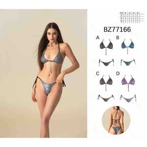 Maillot de bain une pièce grande taille pour femme, col en V, froncé, effet ventre plat, dos nu, tenue de plage estivale, vente en gros, nouveau BZ77166 - Product Image 1