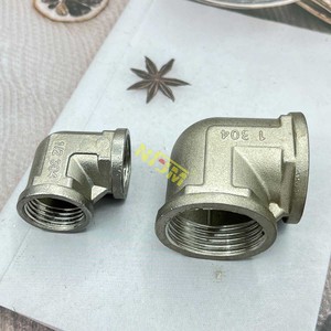 NFJM Pression 1/2 pouces Fonte Malléable En Acier Inoxydable 304 316L 201 Matériel De <span class=keywords><strong>Plomberie</strong></span> Mâle Femelle BSP NPT Raccords De Tuyauterie Filetés - Product Image 2