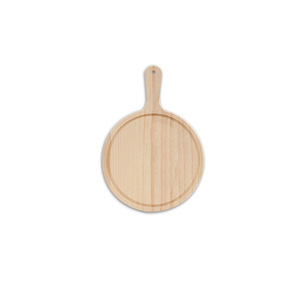 Tabla redonda de madera para pizza con asa, de madera de pino, de 9, 10 y 12 pulgadas, para restaurantes, hoteles y bandejas de servicio de alimentos. - Product Image 5