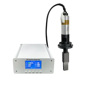Good quality 20khz zipper ultrasonic welding generator and transducer with horn