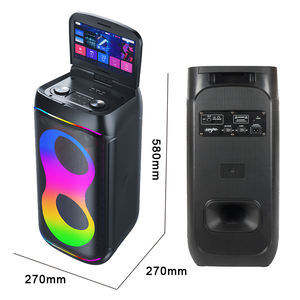 Altavoz de Karaoke Portátil GD-1066 Todo en Uno con Pantalla Inteligente de Alta Calidad, 2 Micrófonos y Pantalla para Mostrar Letras, Ideal para Fiestas - Product Image 5