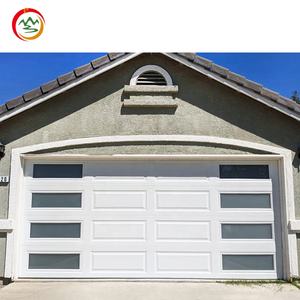 <span class=keywords><strong>Porte</strong></span> de garage sectionnelle moderne avec moteur automatique, cadre en acier galvanisé, fenêtre transparente en PC, prix d'usine, style ouvert roulant - Product Image 3