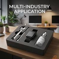 Insert de protection en mousse EVA moulée sur mesure, antichoc, résistant à l'eau et à l'humidité, pour emballage de boîte à outils ou de coffret cadeau