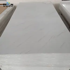 Waterproof Interior 1220*2440 Sheet Uv Hot Stamping Plastic Pvc Marble Sheet