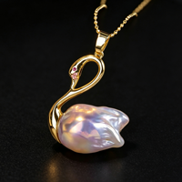 Pendentif cage pour perle baroque, breloque perle baroque, pour montage de bijoux DIY, pendentif cage perle baroque d'eau douce, cage fraîche