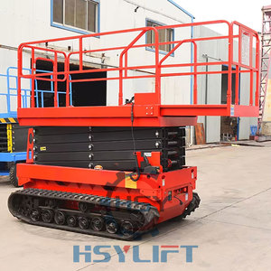 Pabrik grosir 4m-18m Mobile Lift tugas berat 500-3000kg Manual ditarik gunting mengangkat Platform - Product Image 3