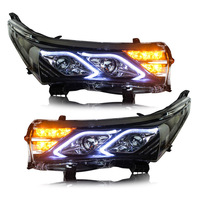 Nouvel ensemble de phares LED modifiés pour voiture, feux de jour et clignotants pour Toyota Corolla 2011-2013, amélioration des feux avant