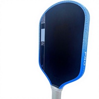 Blue Hybrid Pro V 16mm/14mm Honeycomb Portable Pickleball Paddle Large Sweet Spot GEN5 Permukaan Serat Karbon Mentah TorayT700 USAPA