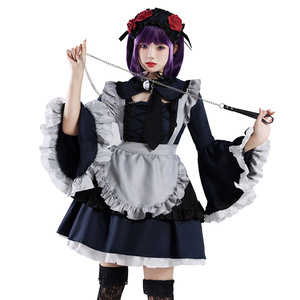 Disfraz de Sirvienta de Anime para Niñas, Estilo L's <span class=keywords><strong>Dress</strong></span>-<span class=keywords><strong>Up</strong></span> <span class=keywords><strong>Darling</strong></span>, para Convenciones y Actuaciones, Vestido de Sirvienta de Shizuku Kuroe y Marin Kitagawa - Product Image 1
