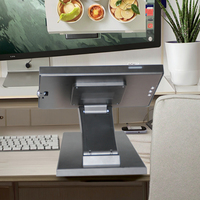 Support de bureau en alliage d'aluminium RUIGUAN pour iPad 10,9 pouces avec support d'angle à mouvement complet et support de verrouillage pour tablette PC