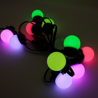 Omni-direccional de 50 mm y 360 grados °   Lámpara de Globo LED Digital Iluminación, Ajustable Individualmente, Resistente a la Intemperie IP67, Luz Exterior Fija RGB