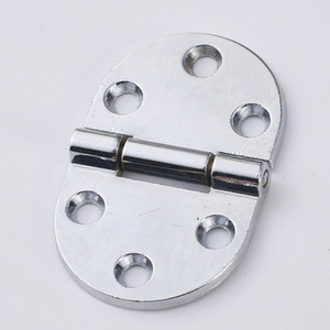 Charnières en alliage de zinc argentées pour portes de placards pliantes, matériaux de fabrication de sacs et bagages - Product Image 3