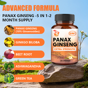 Cápsulas de Jengibre Panax de Marca Privada OEM con Suplemento de Té Verde para Apoyar la Salud del Corazón y la Salud Cognitiva - Product Image 6