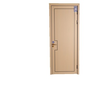 Puerta Minimalista de Contrachapado con Aislamiento Acústico para Uso Interior en Dormitorios, Superficie Acabada, Apertura Manual - Product Image 4