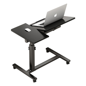 Support d'ordinateur portable mobile avec plateau inclinable pour <span class=keywords><strong>lit</strong></span>, <span class=keywords><strong>table</strong></span> avec roulettes, <span class=keywords><strong>réglable</strong></span> <span class=keywords><strong>en</strong></span> <span class=keywords><strong>hauteur</strong></span> pour ordinateur portable, <span class=keywords><strong>lit</strong></span>, canapé, <span class=keywords><strong>table</strong></span> d'appoint - Product Image 3