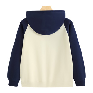 Dropshipping abbigliamento <span class=keywords><strong>donna</strong></span> <span class=keywords><strong>con</strong></span> <span class=keywords><strong>cerniera</strong></span> <span class=keywords><strong>felpa</strong></span> <span class=keywords><strong>con</strong></span> cappuccio nero su misura <span class=keywords><strong>felpa</strong></span> <span class=keywords><strong>con</strong></span> cappuccio ricamo anteriore e posteriore - Product Image 2