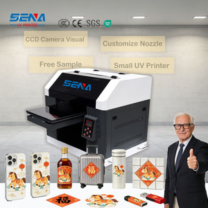 Impresora Plana UV de Inyección de Tinta A3 Pequeña de Escritorio para Carcasas de Teléfono, Acrílico, Bolígrafos, Botellas, Logotipos, Tarjetas de PVC con Altura de Impresión de 25 cm - Product Image 1