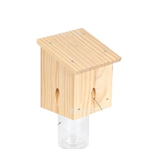 Trampa para Abejas de Madera Cuadrada, Control de Insectos de Madera Natural para Jardín - Product Image 5