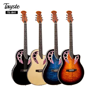 Tayste 41 "ovation כלי נגינה חשמלי אקוסטית גיטרות נבנה טנדר EQ-7545R תוצרת סין