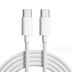 Nouveau câble USB-C vers USB-C tressé en nylon 60W PD pour iPhone 15 Pro Max, câble de charge rapide USB2.0, câble de données USB-C pour <span class=keywords><strong>Apple</strong></span> - Product Image 1