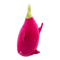 Meilleures ventes Adorable Oreiller Dragon Fruit Premium Super Doux Rouge en Peluche Jouet en Peluche Amusant en Coton Lavable Remplissage PP ODM