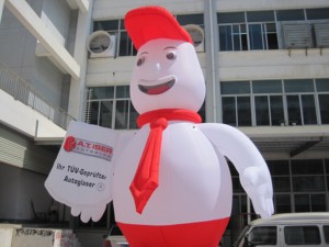Inflatable Man Handing Autoglaser for Advertising Events - Product Image 3