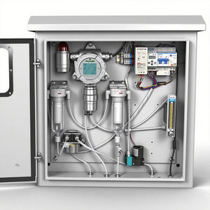 4 في 1 PID مضخة شفط TVOC غاز قابل للاحتراق المعالجة المسبقة عبر الإنترنت رصد CH4 H2S كشف إنذار O2 كاشف غاز المداخن NOX SO2 - Product Image 6