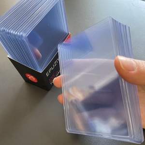 Toploader transparent premium 3x4 <span class=keywords><strong>JO</strong></span>-JL-13 avec revêtement <span class=keywords><strong>film</strong></span>é pour cartes de sport (basketball, football) - Product Image 4