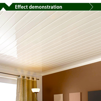 Plafond en PVC ignifuge moderne, classe A, étanche, artistique, panneaux de plafond pour appartement intérieur