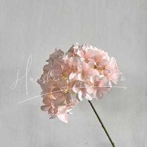 Silk Hydrangea <b>Flower</b> <b>Single</b> Stem 90 Petals High Simulation Wedding Home Decorations - Product Image 3