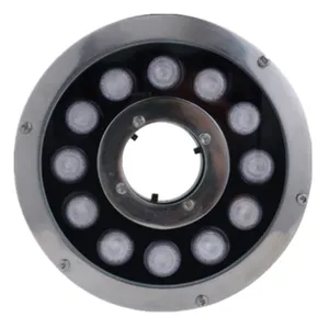 IP68 דירוג עמיד למים בריכת אור dmx צוללת ss led מים סילון מיני מתחת למים מזרקת טבעת זרבובית אור מזרקה קטנה