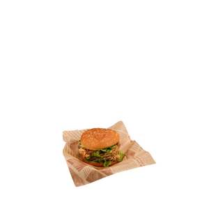 Papier Kraft Personnalisé 80g Qualité Alimentaire Anti-Graisse pour Emballage de Burgers, Pizzas, Snacks, Sucettes et Sandwichs - Product Image 2