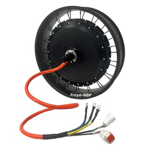 Kit de <span class=keywords><strong>conversion</strong></span> de moto électrique à moteur de moyeu haute vitesse QS273 8KW 3T/3.5T/4T/5T 72V 8000W, roue moteur 150/190mm, 20 pouces x 4.0 100mm - Product Image 1