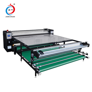 Industrial 600mm Drum Diameter Touch <strong>Screen</strong> PLC OIL Heating Transfer Roller Sublimation Machine <strong>Calender</strong> - Product Image 1