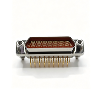 Connecteur micro-rectangulaire J30J-51ZKN à broches torsadées, 51 broches, pour insertion droite sur circuit imprimé