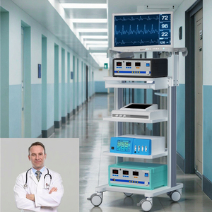 Multifunction ABS Plastic Aviation Aluminum Alloy Hospital Anaesthesia Emergency <strong>Trolley</strong> 4 Castors Individual Lock for Clinic - Product Image 5