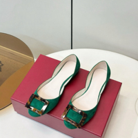 Chaussures plates en cuir à boucle carrée découpée pour femme, style designer de haute qualité, élégantes pour le bureau et le quotidien, ballerines à enfiler