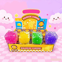 Jouets anti-stress en forme d'ours en cube de slushie, à montée lente, sensation de slush, pour soulager le stress et la décompression